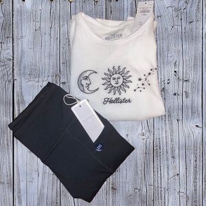 Hollister Long-Sleeve & Leggings Set